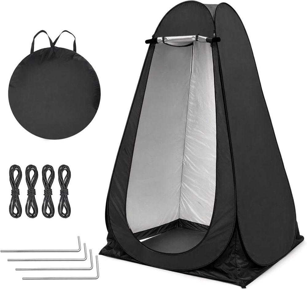 wiksite Pop Up Duschzelt 120 × 120 × 190 cm