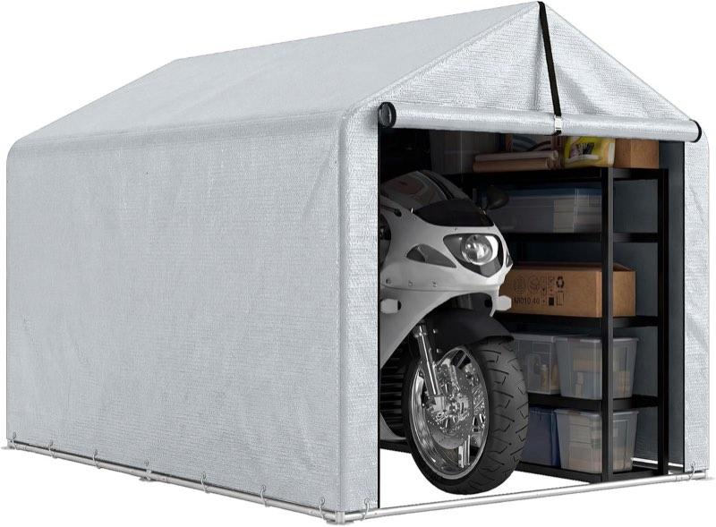 Outsunny Garagenzelt 2,2 x 1,6 m, hellgrau