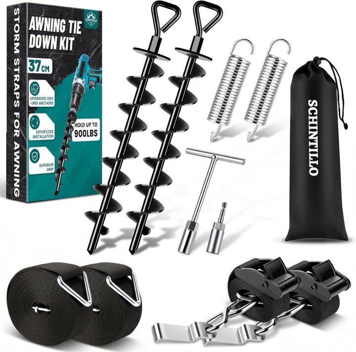 Ohne Markenangabe Thule-Set mit 414-cm-Gurten