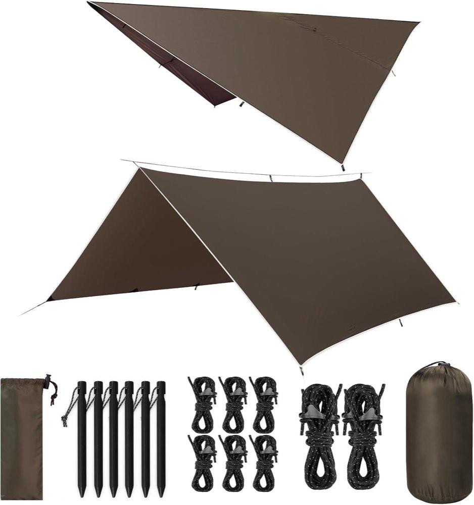 Tarp 3x3/3x5 m, 210T Polyester (zweite Listung)
