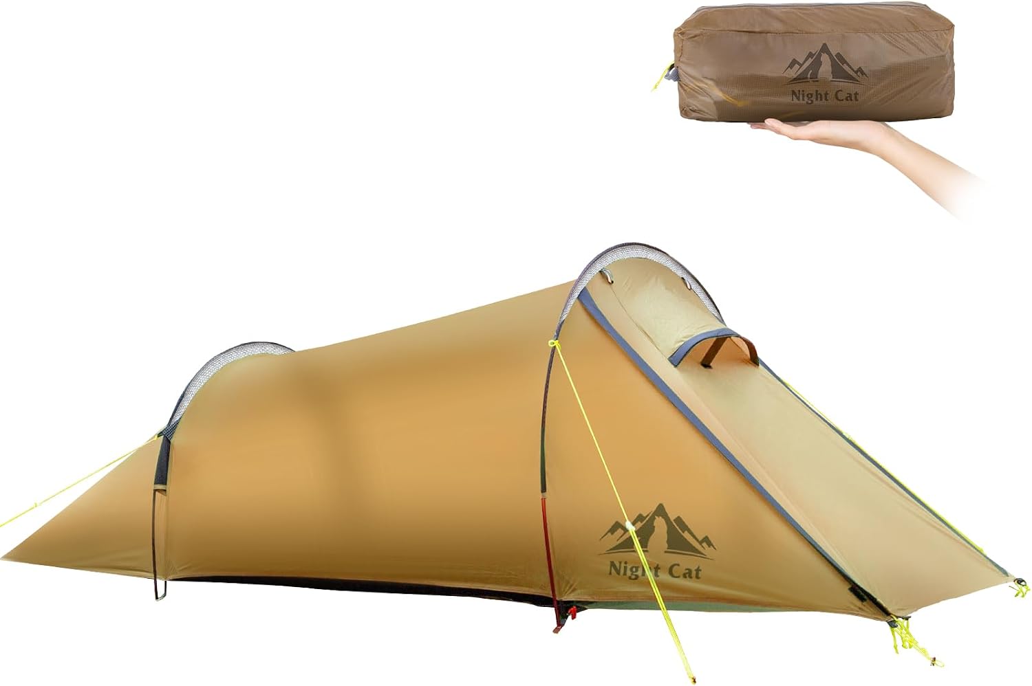Night Cat Night Cat ZP-U2 Ultraleicht-Tunnelzelt, 1 Person