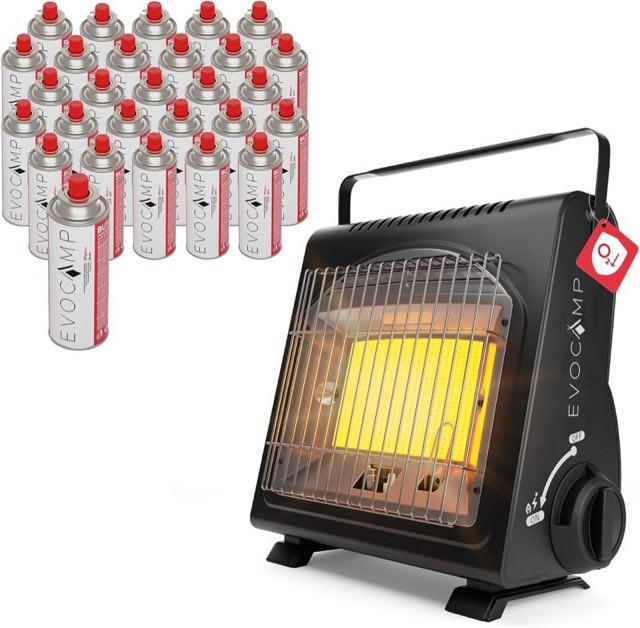 EVOCAMP 1,7 kW mit 28 Kartuschen