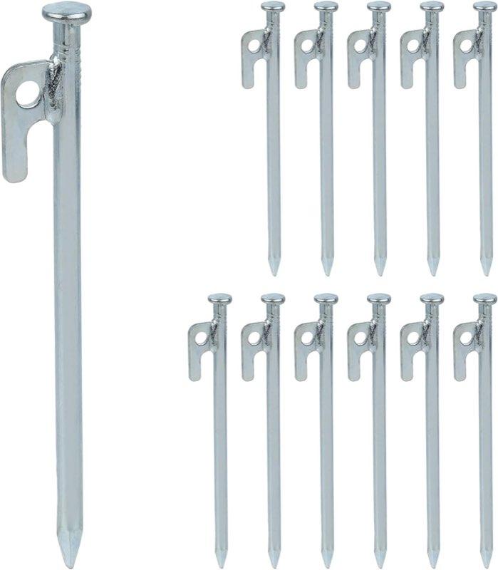 Relaxdays Felsbodenhering, 12er Set, 20 cm