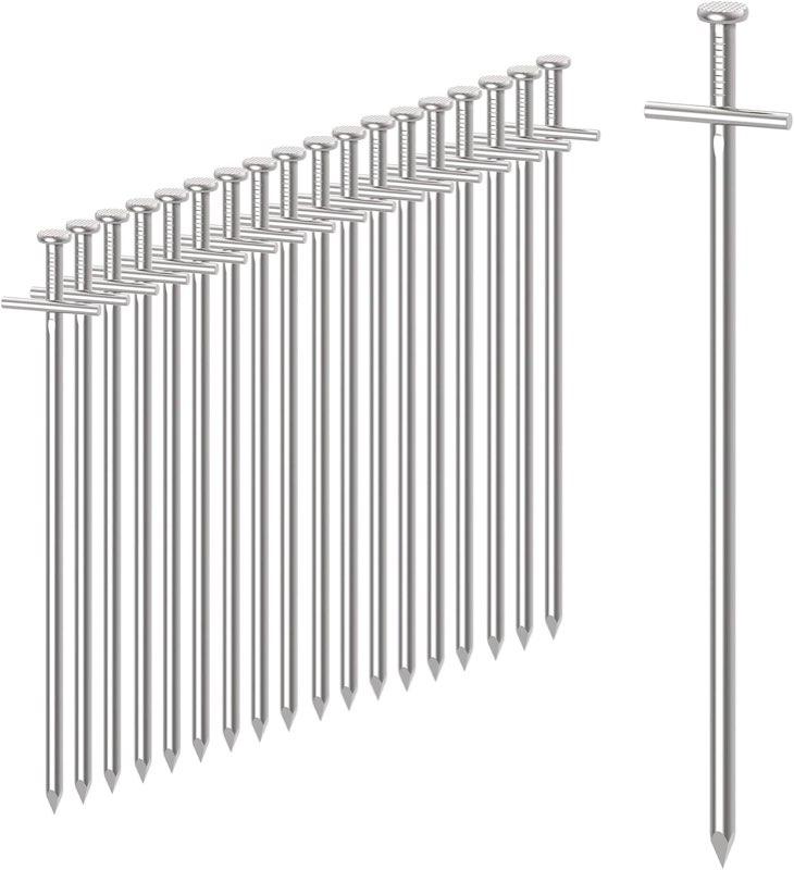 YAOBLUESEA Stahlheringe, 50 Stück, 23 cm
