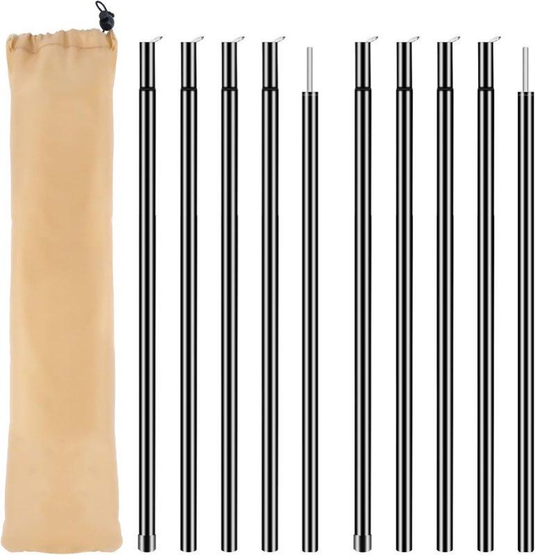 Edelstahl-Steckstangen 19 mm, 2er-Set